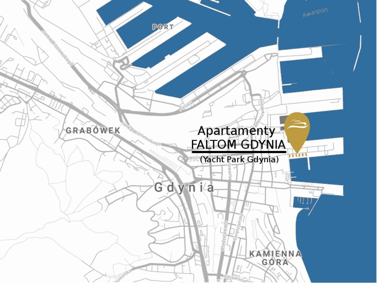 Apartament Faltom 26 Yacht Park Z Tarasem Gdynia Eksteriør billede
