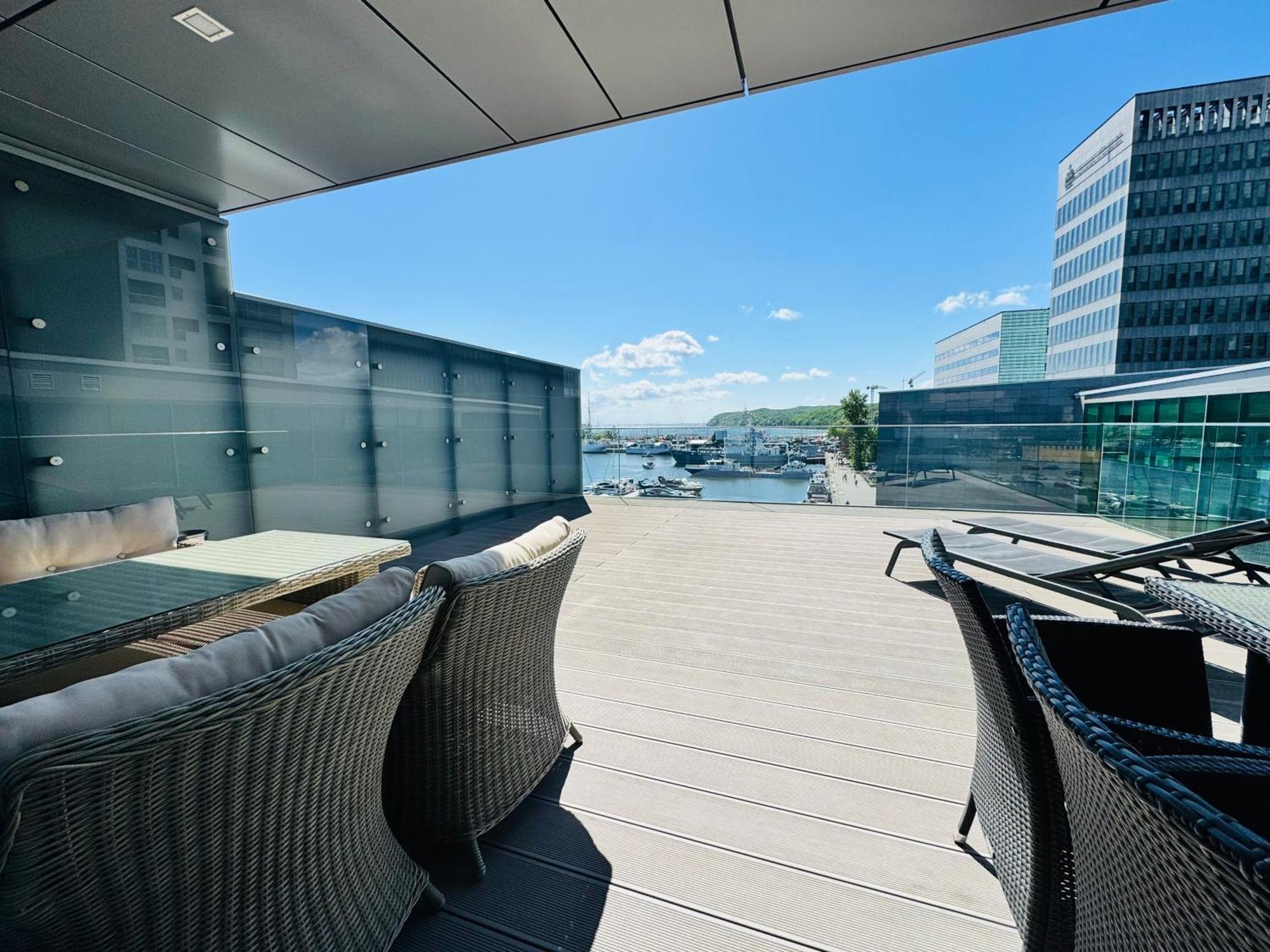 Apartament Faltom 26 Yacht Park Z Tarasem Gdynia Eksteriør billede